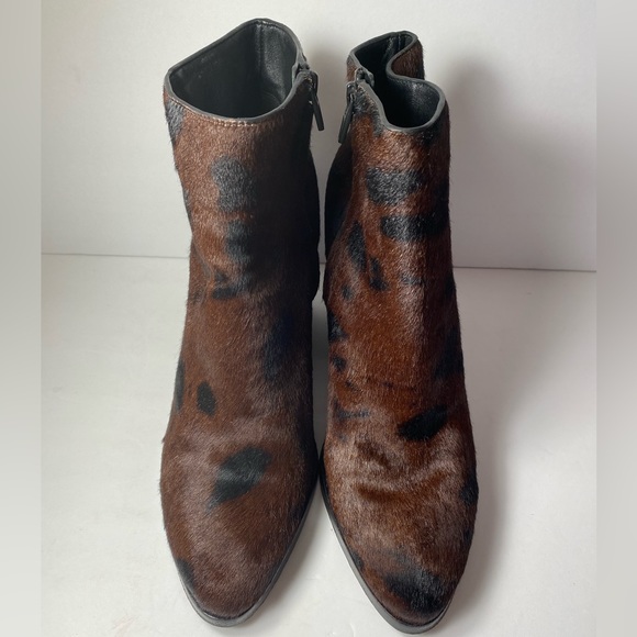 Alexander wang gabi ponyhair ankle boots heels brown 39 8.5 - Picture 4 of 11